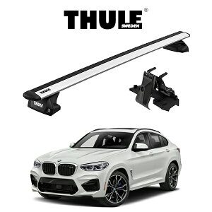 BMW X4 G02 2018y�` �_�C���N�g���[�t���[���t���� �E�B���O�o�[ EVO �w�Ԏ�ʃZ�b�g�xTHULE Base carriers �i�X�[���[�x�[�X�L�����A�j �L�����A���b�N �p�[�c