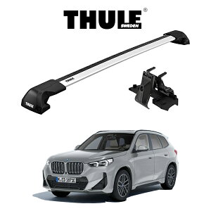 BMW iX1 U11 2023y�` �_�C���N�g���[�t���[���t���� �E�C���O�o�[�G�b�W �V���o�[�w�Ԏ�ʃZ�b�g�xTHULE Base carriers �i�X�[���[�x�[�X�L�����A�j �L�����A���b�N �p�[�c