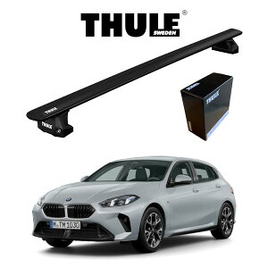 BMW 1�V���[�Y F70 �E�B���O�o�[ EVO �u���b�N �w�Ԏ�ʃZ�b�g�xTHULE Base carriers �i�X�[���[�x�[�X�L�����A�j �L�����A���b�N �p�[�c