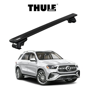 �����Z�f�X�x���c MERCEDESBENZ GLE '19�` ���[�t���[���t�� �E�B���O�o�[ EVO �u���b�N�w�Ԏ�ʃZ�b�g�xTHULE Base carriers �i�X�[���[�x�[�X�L�����A�j ���[�t�L�����A �p�[�c