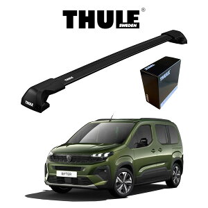 �v�W���[ ���t�^�[ PEUGEOT RIFTER �_�C���N�g���[�t���[���t�� 2024y�` �w�Ԏ�ʃZ�b�g�x THULE Base carriers �X�[���[�x�[�X�L�����A �E�C���O�o�[�G�b�W EDGE �u���b�N ���[�t�L�����A