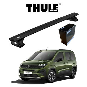 �v�W���[ ���t�^�[ PEUGEOT RIFTER �_�C���N�g���[�t���[���t�� 2024y�` �w�Ԏ�ʃZ�b�g�x THULE Base carriers �X�[���[�x�[�X�L�����A �E�C���O�o�[EVO �u���b�N ���[�t�L�����A