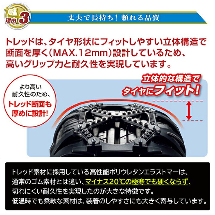 楽天市場】タイヤチェーン バイアスロン クイックイージー BIATHLON 