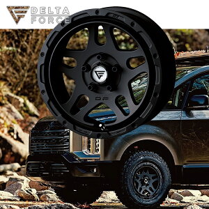 ミツビシ デリカ MITSUBISHI DELICA D5 後期型 『ホイール4本セット』 DELTA FORCE OVERLANDER デルタフォース オーバーランダー 16x7.0J 5H114.3 ET35 マットブラック