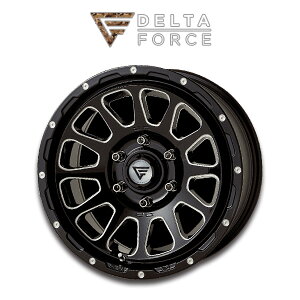g^ TOYOTA vh PRADO nCbNX HILUX wzC[4{Zbgx DELTA FORCE OVAL f^tH[X I[o 17x8.0J 6/139.7 +20 ubN}VjO