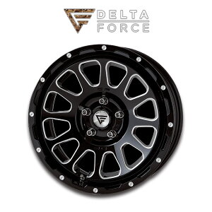 �g���^ TOYOTA RAV4 �w�z�C�[��4�{�Z�b�g�x DELTA FORCE OVAL �f���^�t�H�[�X �I�[�o�� 17x7.0J 5/114.3 +32 �u���b�N�}�V�j���O