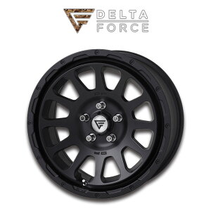 ジープ JEEP ラングラー WRANGLER 『ホイール4本セット』 DELTA FORCE OVAL デルタフォース オーバル 17x8.0J 5/127 +40 マットブラック