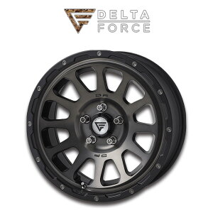 �W�[�v JEEP �����O���[ WRANGLER �w�z�C�[��4�{�Z�b�g�x DELTA FORCE OVAL �f���^�t�H�[�X �I�[�o�� 17x8.0J 5/127 +40 �}�b�g�X���[�N�|���b�V��