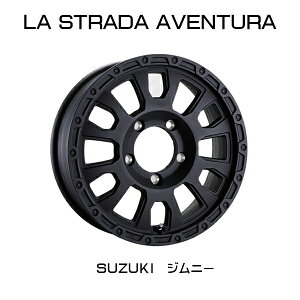 SUZUKI �W���j�[ JB�n �w�z�C�[��4�{�Z�b�g�xLA STRADA AVENTURA 16×5.5J 5H/139.7 �����N���u���b�N(WB) �A���F���`���� LA655S22WB