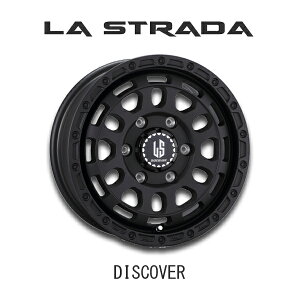 トヨタ ハイエース 200系 『ホイール4本セット』 LA STRADA DISCOVER ディスカバー 15×6.0J 6H/139.7 ET33 リンクルブラック(WB) LD560T33WB