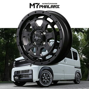 �����h�N���[�U�[250 LAND CRUISER 250 �w�z�C�[��4�{�Z�b�g�x NITRO POWER M7 PHALANX 18x8.0J ET55 6H139 �o�����u���b�N(BBK) MID �}���J