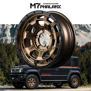 �X�Y�L �W���j�[ �m�}�h �V�G�� SUZUKI JIMNY JC74W JB74W �w�z�C�[��4�{�Z�b�g�x NITRO POWER M7 PHALANX 16x6.0J ET-5 5H139.7 �}�b�g�u�����Y/�����u���b�N(MBB) MID �}���J