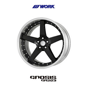 �g���^ TOYOTA �v���E�X PRIUS 60�n�y���������E4�{�Z�b�g�z WORK ���[�N GNOSIS GR203 �O�m�[�V�X�E�W�[�A�[��203 20x8.0J +46 5H114.3 �}�b�g�u���b�N (MBL)