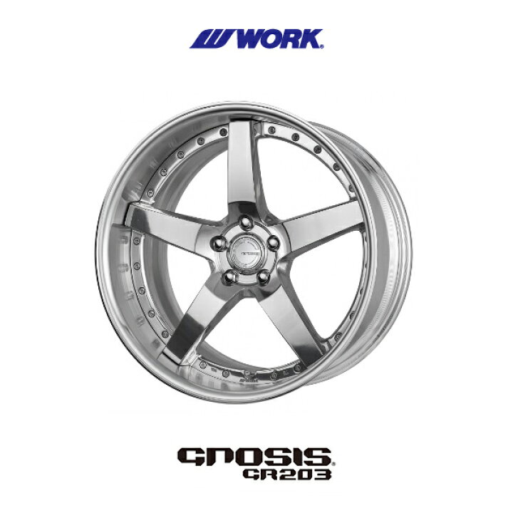 WORKグノーシスGR203 バフフィニッシュ 20✕9.5＋28 114/5 （50 