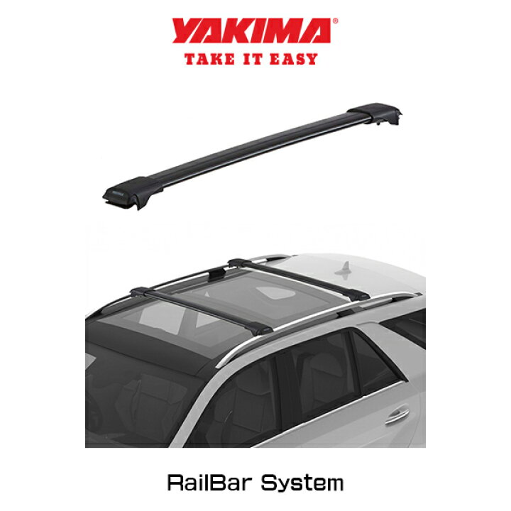 楽天市場】YAKIMA ヤキマ ルーフラック ベースキャリア レールバー  