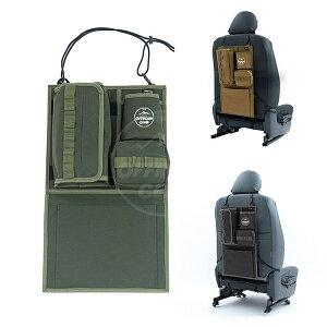 THE OFFROAD CLUB オフロードクラブ シートバックポケット Seat Back Pocket 1脚分 撥水 PVC加工 汎用品【CORDURA Fabric使用】