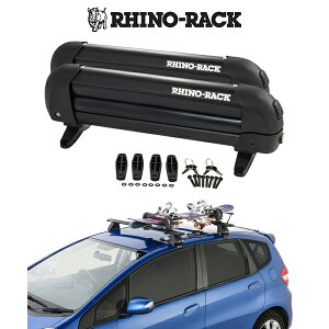 RHINORACK iCmbNj SNOWBOARD CARRIER UNIVERSAL FIT Xm[{[h LA jo[TtBbg 573 [tLA AEghA Lv