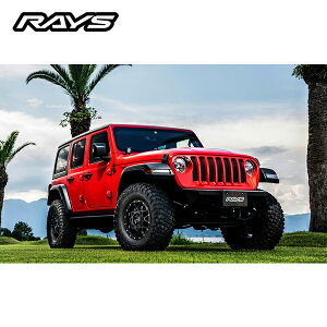 �y���������E5�{�Z�b�g�zRAYS ���C�Y �z�C�[�� DAYTONA M8 17x7J +40 5H/127 JEEP JL/JK �����O���[ ��p�݌v