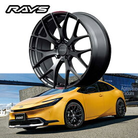 トヨタ TOYOTA プリウス PRIUS 60系【送料無料・4本セット】RAYS レイズ ホイール HOMURA 2x7FT SPORT EDITION 19x7.0J +38 5-114.3 セミグロスブラック RAP (レッドクリア) B7J