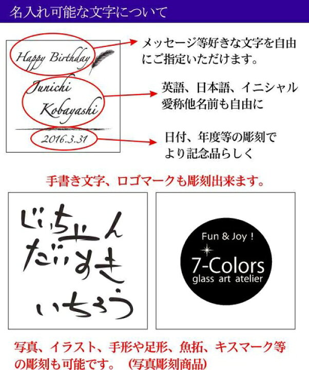 楽天市場 名入れ デザイン彫刻 スパークリングワイン 白甘口 マルティーニ アスティ スプマンテ 父の日 敬老の日 誕生日 退職 記念品 お祝い 7 Colors 鶴岡ガラスアート工房