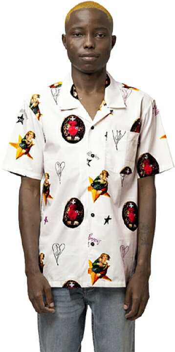 楽天市場】HUF ハフ SMASHING PUMPKINS DAYDREAM S/S WOVEN TOP 