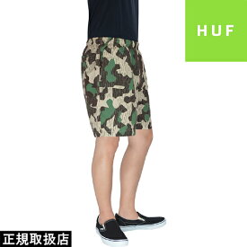 HUF ハフ SAFARI EASY SHORT PANTS サファリ イージー ショート パンツ PT00091 BOTTOMS ボトムス ズボン ハーフパンツ 半ズボン 迷彩 カモフラージュ カモ柄 CAMO PRESENT プレゼント GIFT ギフト ストリート 男女兼用 人気 即日発送 翌日配達 正規取扱店 正規品 送料無料