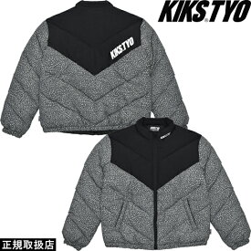 KIKS TYO キックス ティーワイオー PUFF JACKET パフ ジャケット KT1808O-04 OUTER アウター TOPS トップス 長袖 ELEPHANT SKIN エレファント スキン PRESENT プレゼント GIFT ギフト BLACK ブラック M 男女兼用 人気 即日発送 翌日配達 正規取扱店 正規品 送料無料