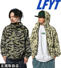 LFYT Lafayette ラファイエット OLD GLORY ARCH LOGO PARKA オールド グローリー アーチ ロゴ パーカー LA221001 JACKET ジャケット OUTER アウター 長袖 TOPS トップス HOODIE フーディー カモフラージュ 迷彩 男女兼用 人気 即日発送 翌日配達 正規取扱店 正規品 送料無料