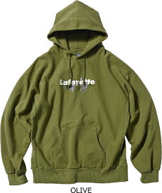 LFYT Lafayette ラファイエット ROSE LOGO US COTTON PIGMENT DYED HOODIE ローズ ロゴ ユーエス コットン ピグメント ダイド フーディー LE230501 PARKA パーカー TOPS トップス PULLOVER プルオーバー 長袖 男女兼用 人気 即日発送 翌日配達 正規取扱店 正規品 送料無料