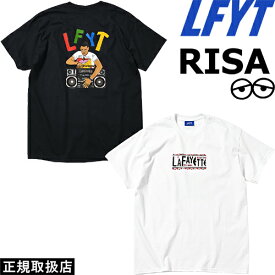 LFYT Lafayette ラファイエット LFYT × RISA RADIO RAHEEM S/S TEE LE230145 エルエフワイティー リサ レイディオ ラヒーム ショートスリーブ ティー Tシャツ 半袖 トップス ロゴ コラボ 限定 モデル プレゼント ギフト WHITE BLACK 即日発送 翌日配達 正規品 送料無料