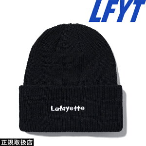 LFYT �G���G�t���C�e�B�[ Lafayette LOGO BEANIE ���t�@�C�G�b�g ���S �r�[�j�[ LA241412 KNIT �j�b�g CAP �L���b�v �X�q ���� �A�N�Z�T���[ PRESENT �v���[���g GIFT �M�t�g STREET �X�g���[�g �I�X�X�� �j����