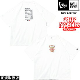 NEW ERA ニューエラ OVERSIZED COTTON T-SHIRTS CUP NOODLE レギュラー味 14124667 オーバーサイズド コットン Tシャツ カップヌードル 半袖 TOPS トップス 拉麺 ラーメン コラボ ストリート PRESENT プレゼント ギフト 男女兼用 人気 即日発送 翌日配達 正規取扱店 送料無料