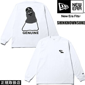 NEW ERA ニューエラ LONGSLEEVE OVERSIZED COTTON TEE SHINKNOWNSUKE Mr. WHITE ロングスリーブ オーバーサイズド コットン Tシャツ シンノスケ ミスター ホワイト 14346842 長袖 トップス コラボ ストリート プレゼント 男女兼用 即日発送 翌日配達 正規取扱店 送料無料