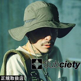 Subciety サブサエティ ADVENTURE HAT アドベンチャー ハット 101-86789 帽子 CAP キャップ サファリ フェス OUTDOOR アウトドア LOGO ロゴ ACCESSORY ACCESSORY 小物 PRESENT プレゼント GIFT ギフト オリーブ 男女兼用 人気 即日発送 翌日配達 正規取扱店 正規品 送料無料