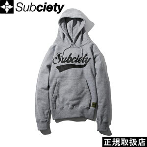 Subciety �T�u�T�G�e�B PARKA - GLORIOUS - �p�[�J�[ �O�����A�X 103-31112 TOPS �g�b�v�X PULLOVER �v���I�[�o�[ HOODIE �t�[�f�B�[ LOGO ���S GRAY �O���C PRESENT �v���[���g GIFT �M�t�g �X�g���[�g �j�����p ����