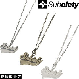 Subciety サブサエティ METAL NECKLACE - GLORIOUS - メタル ネックレス グロリアス SZA138 ACCESSORY アクセサリー 小物 LOGO ロゴ PRESENT プレゼント GIFT ギフト ANTIQUE GOLD SILVER ストリート 男女兼用 人気 即日発送 翌日配達 正規取扱店 正規品 送料無料