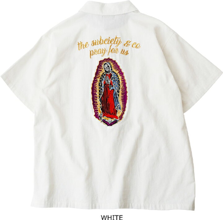 楽天市場】Subciety サブサエティ EMBROIDERY MARIA SHIRT エンブロイ 