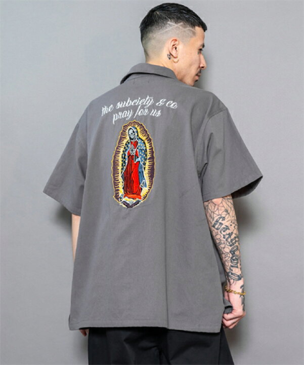 楽天市場】Subciety サブサエティ EMBROIDERY MARIA SHIRT エンブロイ 
