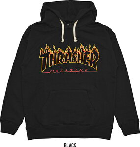 THRASHER XbV[ FLAME CHENILLE EMBROIDERY HOODIE t[ VFj[ GuC_[ t[fB[ TH95130LTE PARKA p[J[ PULLOVER vI[o[ TOPS gbvX  LOGO S Xg[g jp 