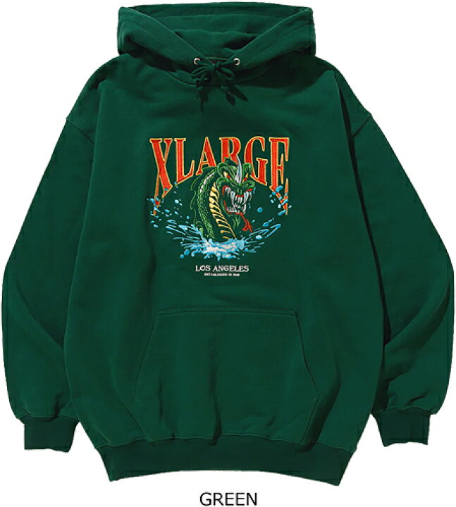 楽天市場】XLARGE エクストララージ DRAGON PULLOVER HOODED SWEAT  