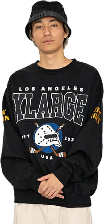 楽天市場】XLARGE エクストララージ HOCKEY CREWNECK SWEAT ホッケー 