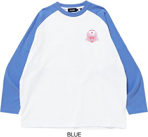 XLARGE �G�N�X�g�����[�W EAGLE EMBLEM RAGLAN L/S TEE 101232011040 �C�[�O�� �G���u���� ���O���� �����O�X���[�u �e�B�[ ���� T�V���c �g�b�v�X �����e�B�[ �h OG �S���� ���S WHITE �z���C�g BLUE �u���[ BRWO