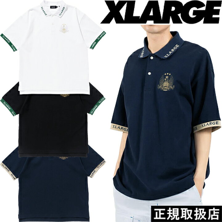 楽天市場】XLARGE エクストララージ JACQUARD LOGO POLO SHIRT 