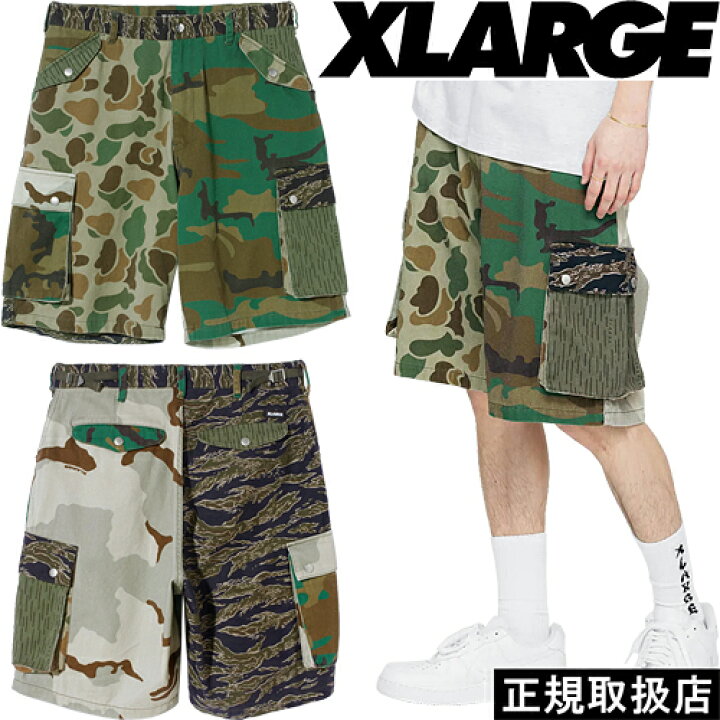 楽天市場】XLARGE エクストララージ CRAZY CAMO CARGO SHORT PANTS 