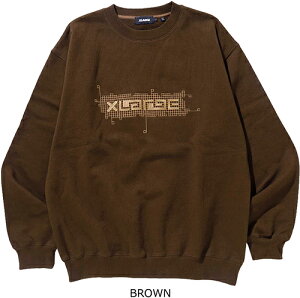 XLARGE �G�N�X�g�����[�W ELECTRONIC CIRCUIT CREWNECK SWEATSHIRT 101233012019 �G���N�g���j�b�N �T�[�L�b�g �N���[�l�b�N �X�E�F�b�g �V���c TOPS �g�b�v�X �g���[�i�[ ���� �S���� ���S �h�J �v���[���g �u