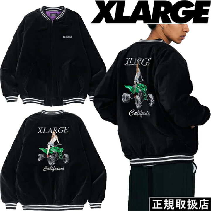 楽天市場】XLARGE エクストララージ VELOR SOUVENIR JACKET ベロア  