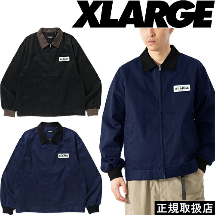 楽天市場】XLARGE エクストララージ 2TONE WORK JACKET 101233021002  