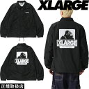 XLARGE エクストララージ OG COACH JACKET オージー コーチ ジャケット 101243021019 OUTER アウター TOPS トップス 長袖 GORILLA ゴリラ LOGO ロゴ STREET ストリート PRESENT プレゼント GIFT ギフト オススメ BLACK 男女兼用 定番 人気 即日発送 翌日配達 正規品 送料無料