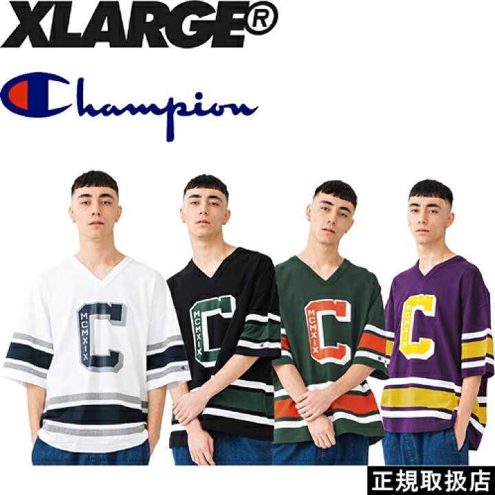 楽天市場】XLARGE エクストララージ XLARGE × Champion PANELED 