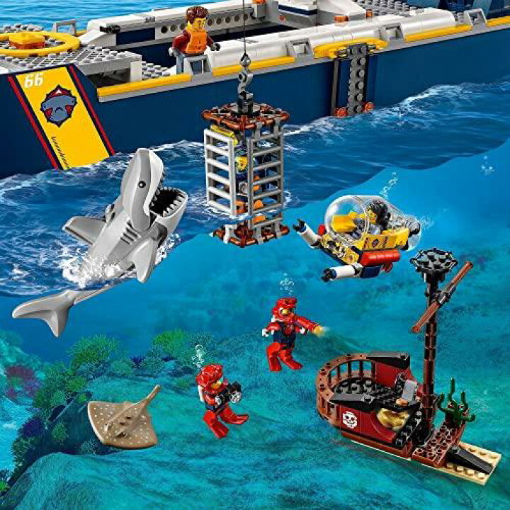 楽天市場】レゴ LEGO シティ 海の探検隊 海底探査船 60266 全国送料 